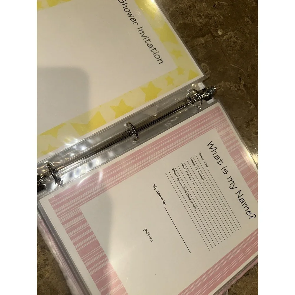 Pink Lamb Baby Memory Book Girl‎ Plush Cover 3-Ring Binder Keepsake Album New